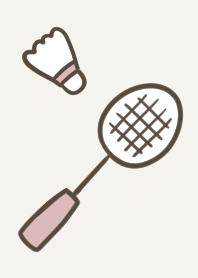 Badminton beige pink