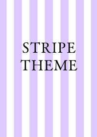 STRIPE THEME/WHITE&LIGHT PURPLE