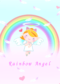 Angel and rainbow