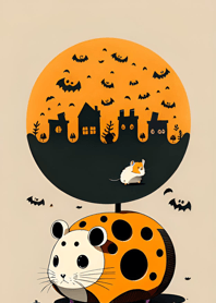 Halloween Hamster EC0491