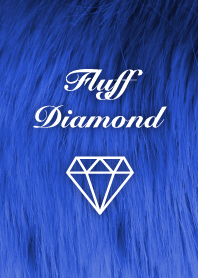 Fluff Diamond- Dark blue