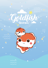 Goldfish Deep Sea Blue Pastel