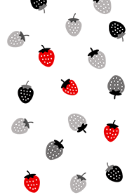 Strawberry & Monotone