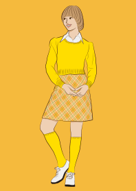 1970's Girl (Yellow)