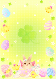 春の運気アップ！うさぎハッピーイースター