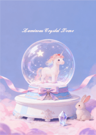 Luminous Crystal Dome - Unicorn