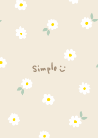 White flower is much beige5 from Japan