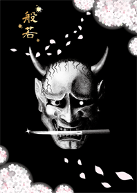Hannya Japanese Female Demon Line Theme Line Store