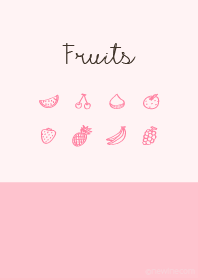 Fruits cherry pink
