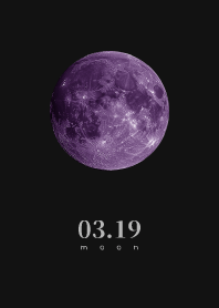 Moon - March 19th - Black