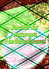 夏のドットマカロン業平菱