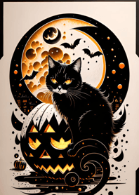halloween cat 141163