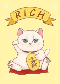 The maneki-neko (fortune cat)  rich 22
