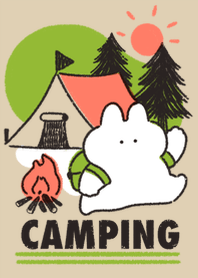 Rabbit and carrot(Let's go camping!)