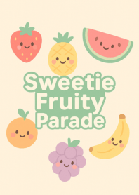 ขบวนพาเหรดผลไม้สดใส