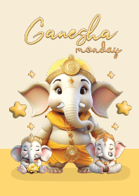 Ganesha Cute (Monday)