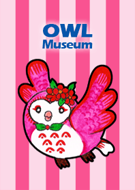 นกฮูก พิพิธภัณฑ์ 142 - Hana Flower Owl