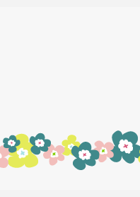 Northern Flowers5 on white