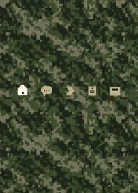 Simple icon army camouflage black revise