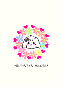 White dog Mint's Theme