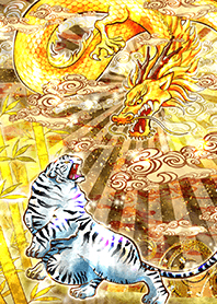 Great luck [dragon and white tiger]