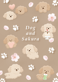 brown Dog and Sakura 02_2