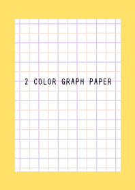 2 COLOR GRAPH PAPER/PINK&PURPLE/YELLOW