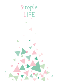 Simple LIFE Mint and Pink