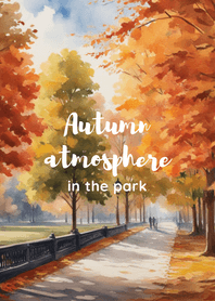 Autumn atmosphere in the park