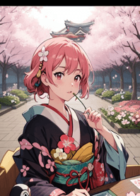 Musim Sakura Ukiyo-e NXhBs