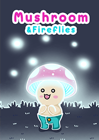 Neon : Mushroom and Fireflies