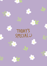 White floret Purple10 from Japan