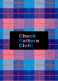 Check Pattern Cloth Purple