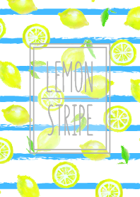 lemon stripe:summer watercolor