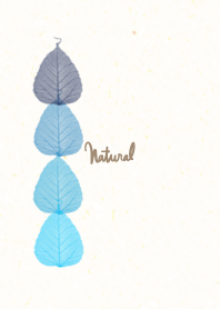 Leaves blue one row2