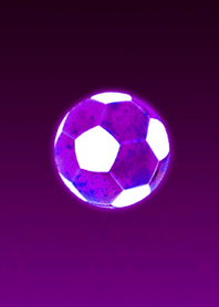 おしゃれサッカーパープル