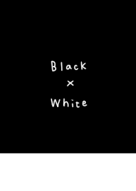 Black x White. Two tone.