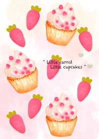 Cute pink carrot cupcake 2