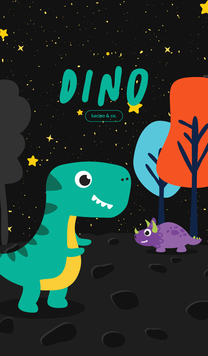 Cute Dino Park Space Ver