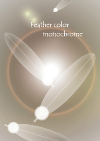 Feather color monochrome