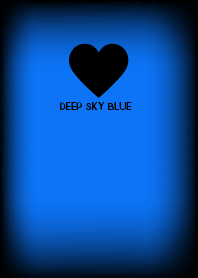 Black & Deep Sky Blue Theme V5