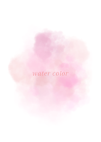 水彩画 ver.1 ピンク花