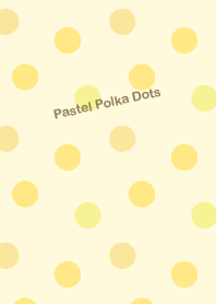 Pastel Polka Dots - Yellow