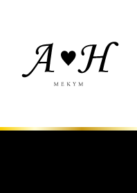 Initial A♡H