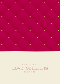 LOVE QUILTING WINE RED 14