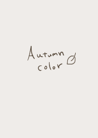 -Autumn color-brown&beige