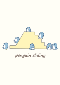 Penguin Sliding -beige-
