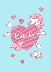 Doodle pastel LOVE theme