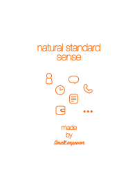 natural standard sense -OR-
