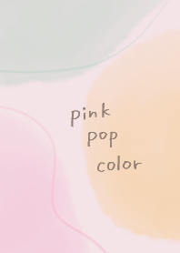 Pop color watercolor touch